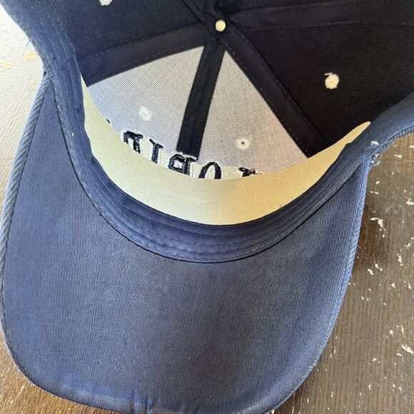 Florida Hat Blue Strap Back Baseball Cap One Size Raised Stitch Lettering Patch - Picture 8 of 10